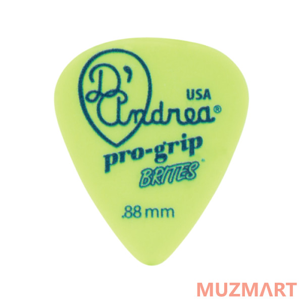D'Andrea RPGB351 .88MH Медиаторы, толщина 0,88 мм, 72 шт
