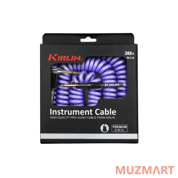Kirlin IPK-222BFGL 9.1M PUE Инструментальный кабель, 9.1 м