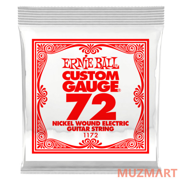 Ernie Ball 1172 Одиночная струна для электрогитары