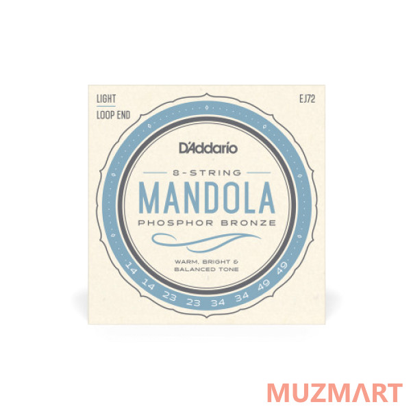D'Addario EJ72 Струны для мандолины