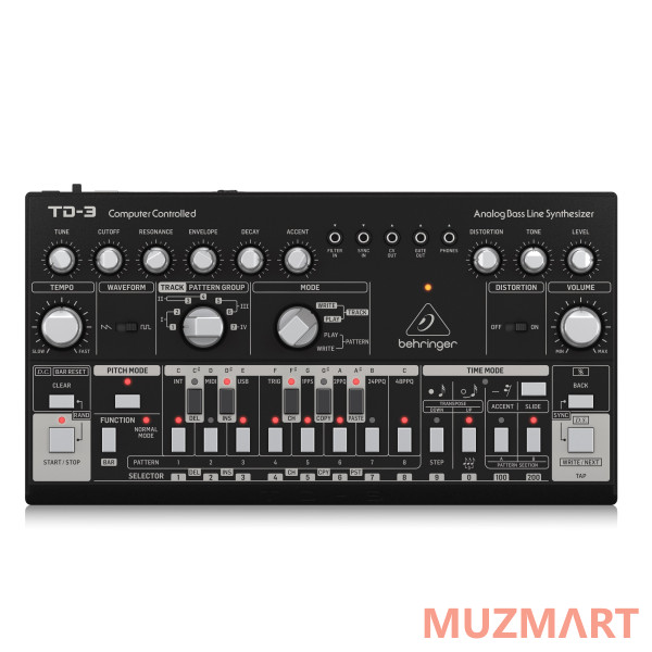 Behringer TD-3-BK Басовый аналоговый монофонический синтезатор