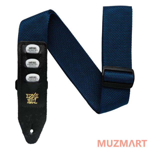 Ernie Ball 4236 PickHolder Navy Ремень для гитары