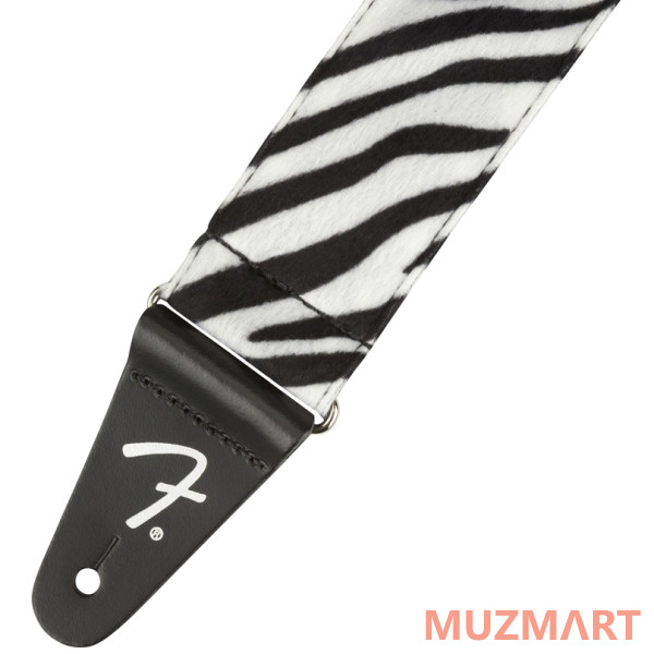 Fender Wild Zebra Print Strap 2 Гитарный ремень