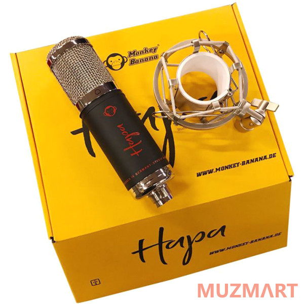 Monkey Banana Hapa Black Студийный конденсаторный USB-микрофон