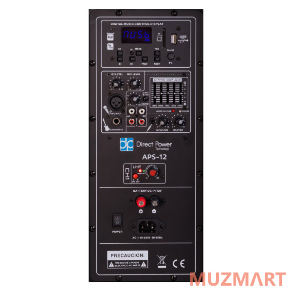Direct Power Technology APS-12 Активная 2-полосная портативная акустическая система