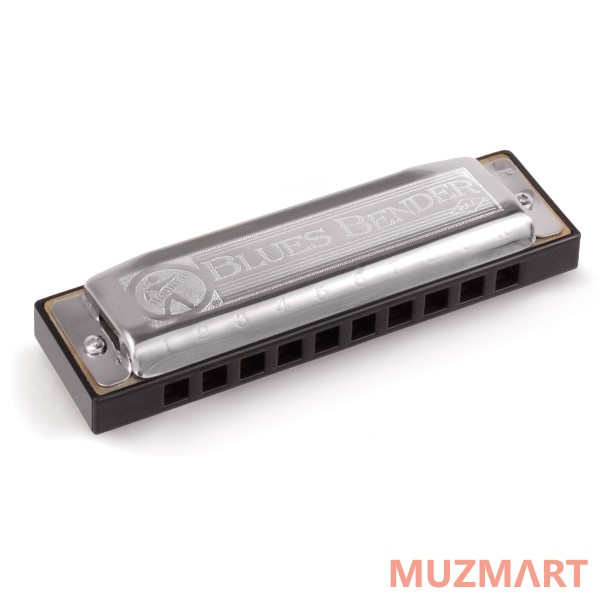 Hohner Blues Bender E (M58505X) с уроками Губная гармоника в пластиковом кейсе