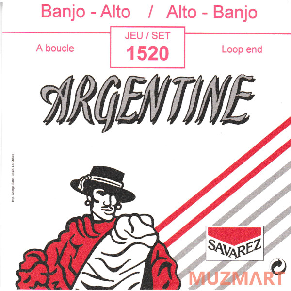 Savarez 1520 Argentine Комплект струн для банджо альт
