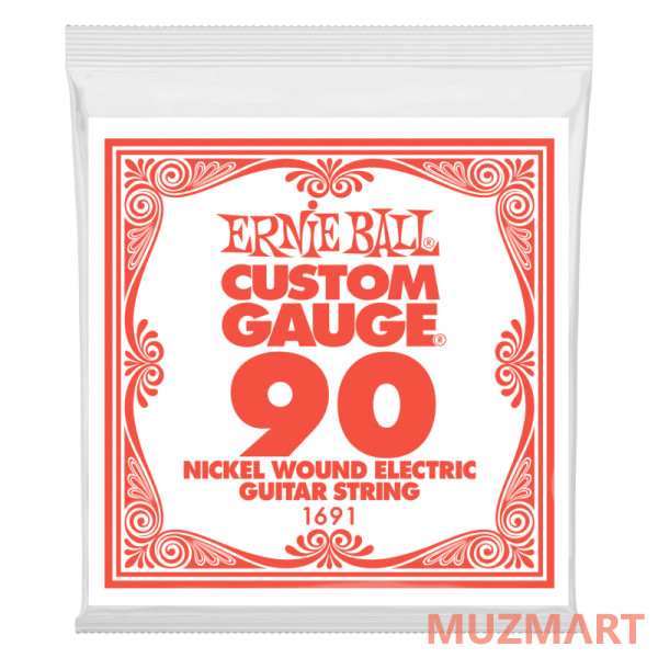 Ernie Ball 1691 Nickel Woud .090 Струна одиночная для электрогитары