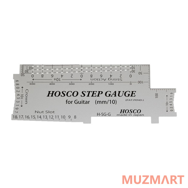 Hosco H-SG-G Step Gauge Многофункциональная линейка для гитары