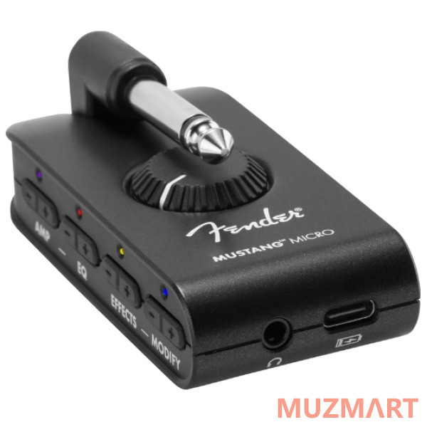 Fender Mustang Micro Компактный моделирующий усилитель для наушников