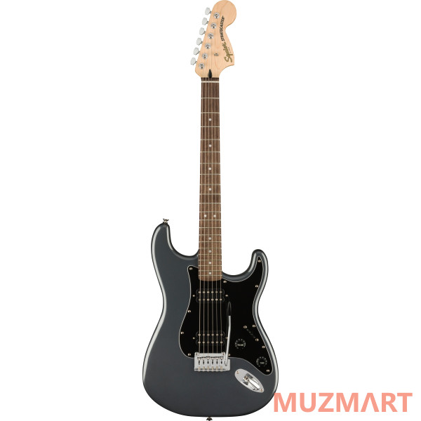 Squier Affinity Stratocaster HH LRL Charcoal Frost Metallic Электрогитара