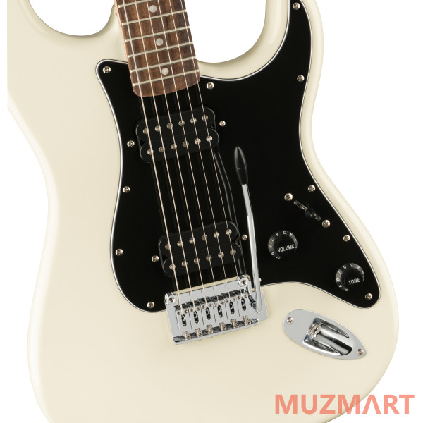 Squier Affinity Stratocaster HH LRL Olympic White Электрогитара