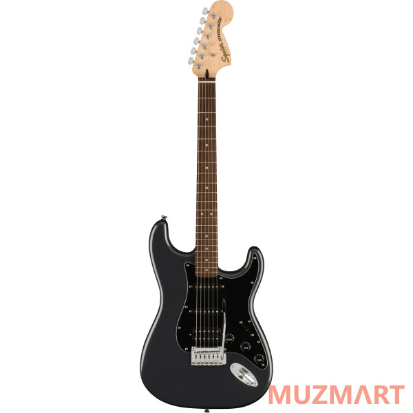 Squier Affinity Stratocaster HSS Pack LRL Charcoal Frost Metallic Комплект: электрогитара, комбоусилитель, чехол