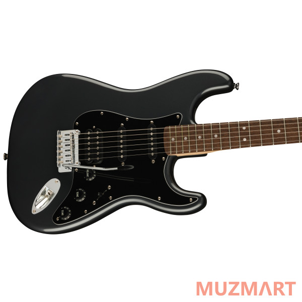 Squier Affinity Stratocaster HSS Pack LRL Charcoal Frost Metallic Комплект: электрогитара, комбоусилитель, чехол