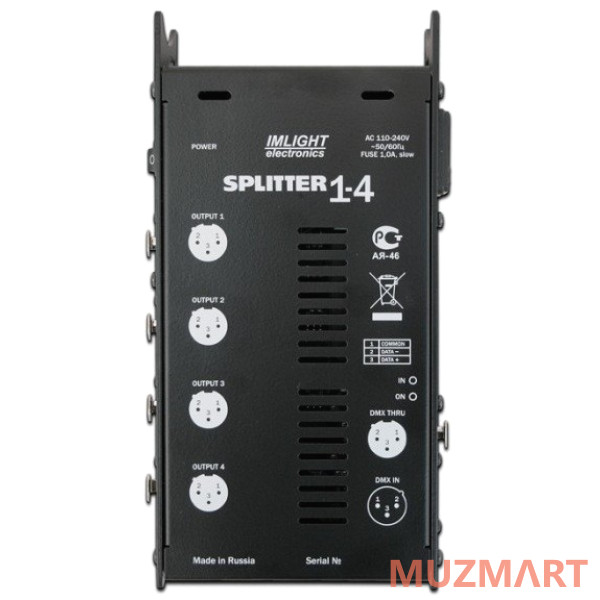 Imlight SPLITTER 1-4 Блок предназначен для гальванической развязки