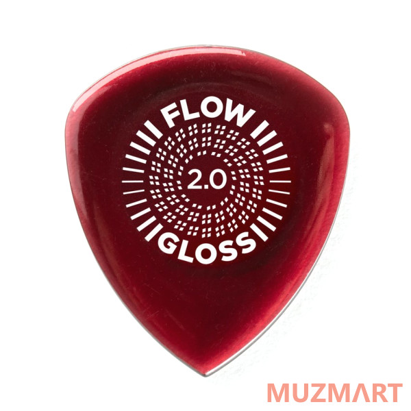 Dunlop 550P2.0 Flow Gloss Медиаторы 3шт, толщина 2мм