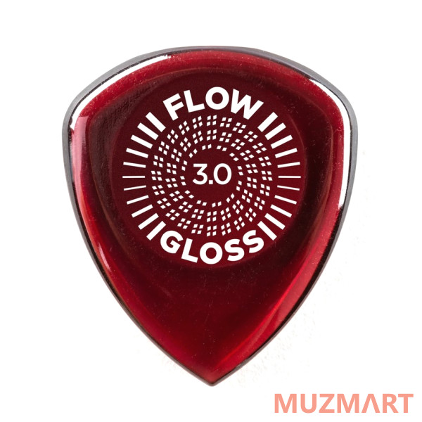 Dunlop 550P3.0 Flow Gloss Медиаторы 3шт, толщина 3мм