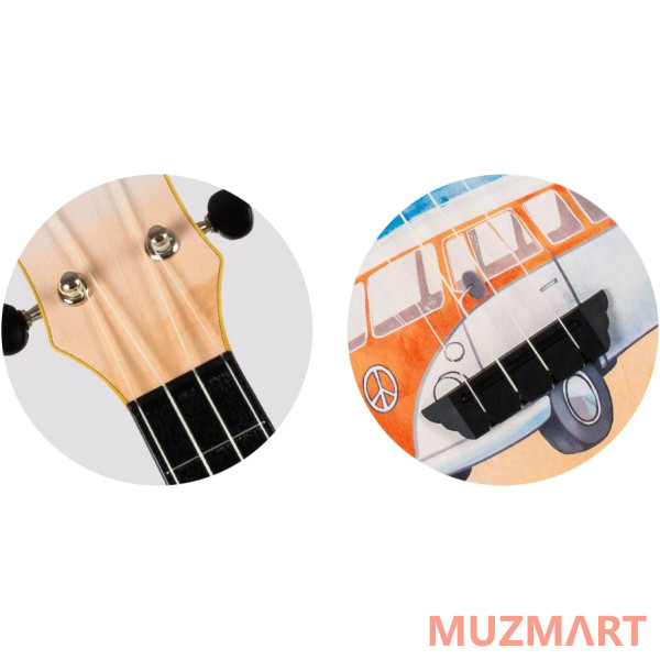 Flight TUS-25 BUS укулеле Travel сопрано