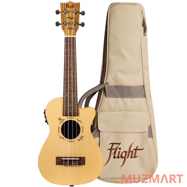 Flight DUC328 CEQ SP/ZEB Укулеле концерт