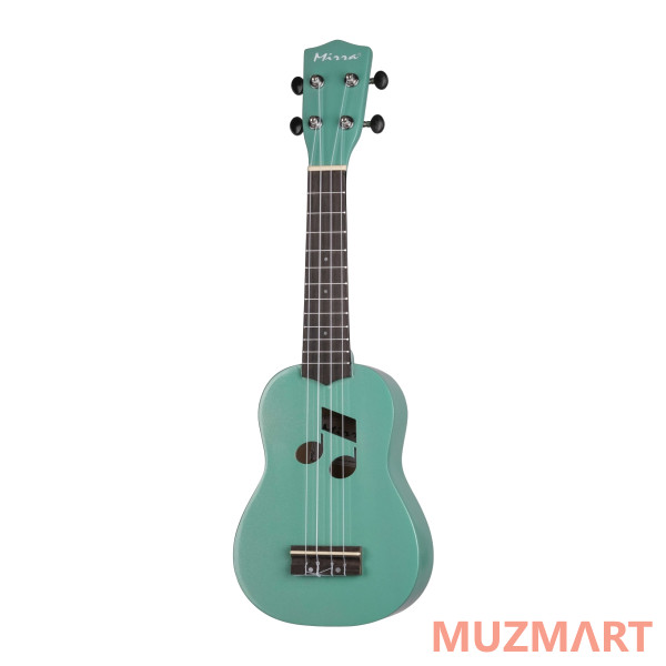 Mirra UK-210-21-GR Укулеле сопрано, зеленый