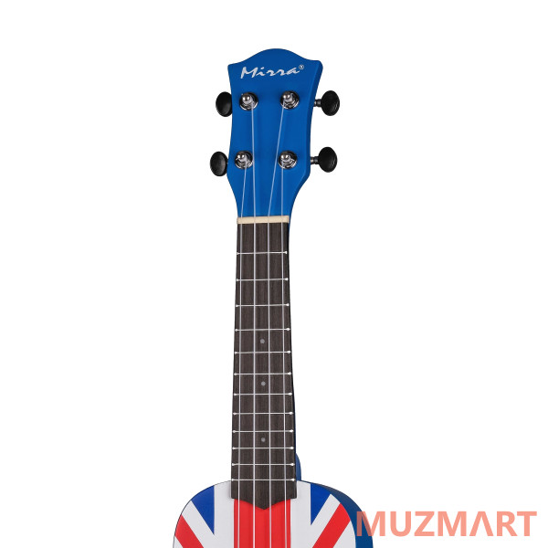 Mirra UK-300-21-YG Укулеле сопрано с рисунком Union Jack
