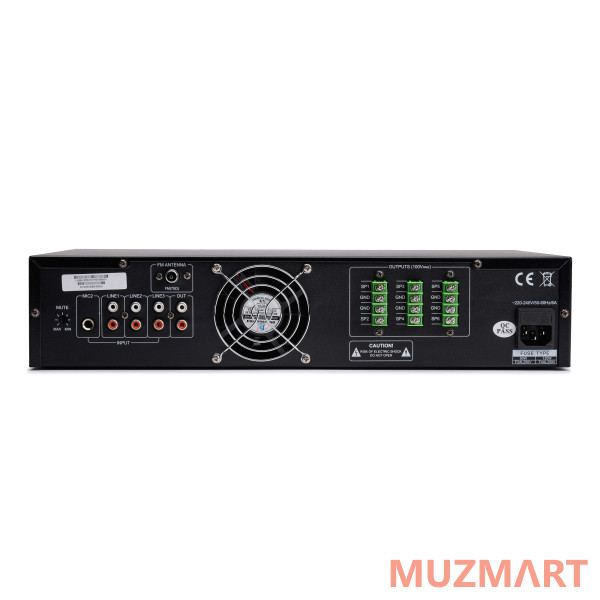 LAudio LAM6120B Усилитель мощности трансляционный 120Вт