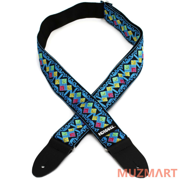 Dunlop JH14 Jimi Hendrix Maui Blue Ремень для гитары