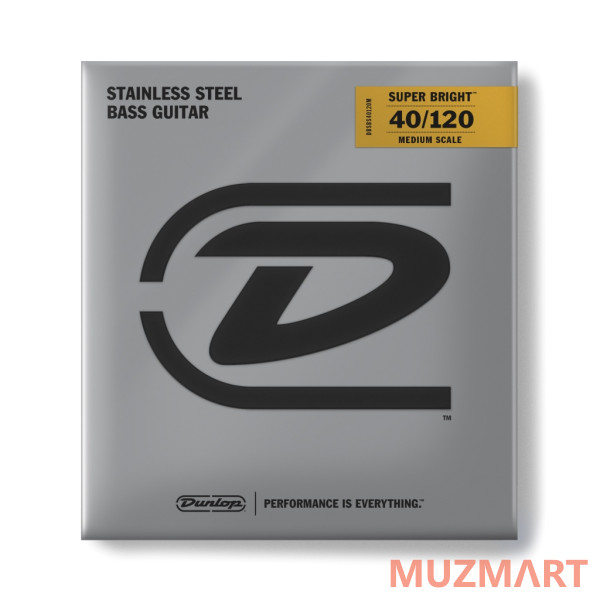Dunlop DBSBS40120M Super Bright Комплект струн для 5-стр бас-гитары