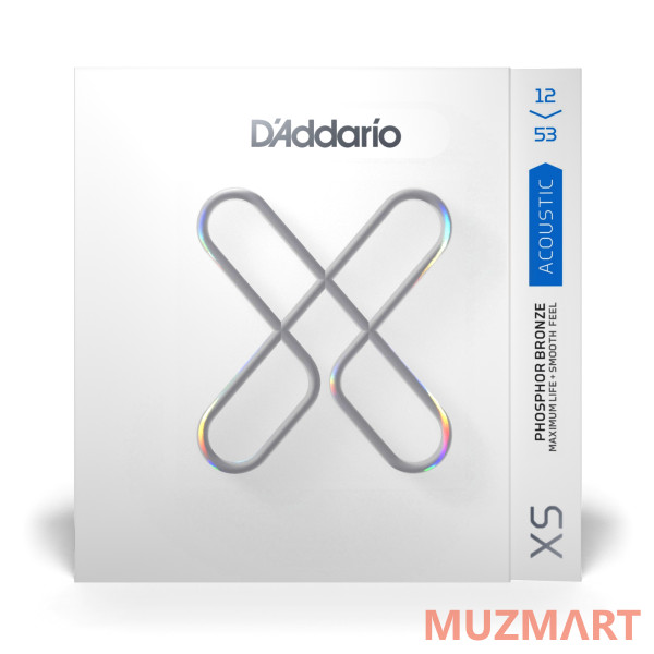D'Addario XSAPB1253 струны с покрытием для акустической гитары