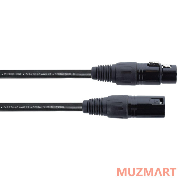 Cordial EM 1.5 FM микрофонный кабель XLR female—XLR male, 1.5м