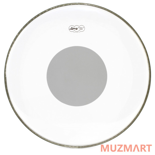 Ludwig LW6122R Powerstroke 3 Silver Dot Пластик для бас-барабана 22"