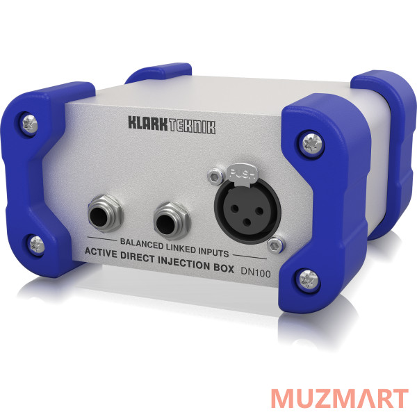 Klark Teknik DN100 V2 одноканальный активный Di-box с трансформаторной развязкой