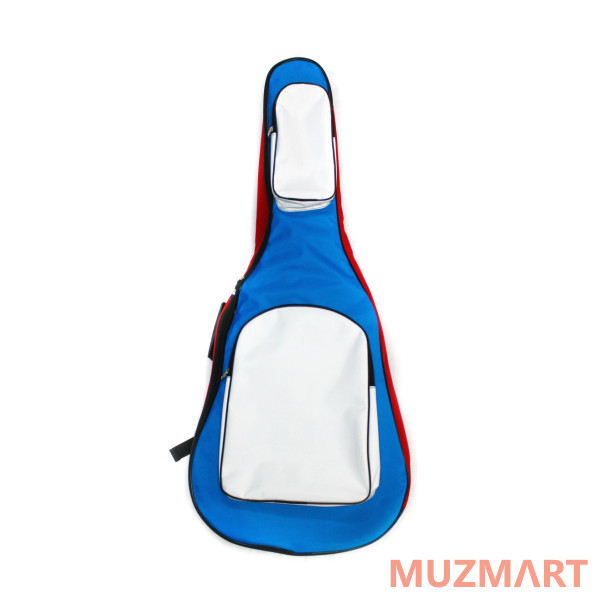 Mezzo MZ-ChG-12-3red/blue/wh Чехол для гитары дредноут