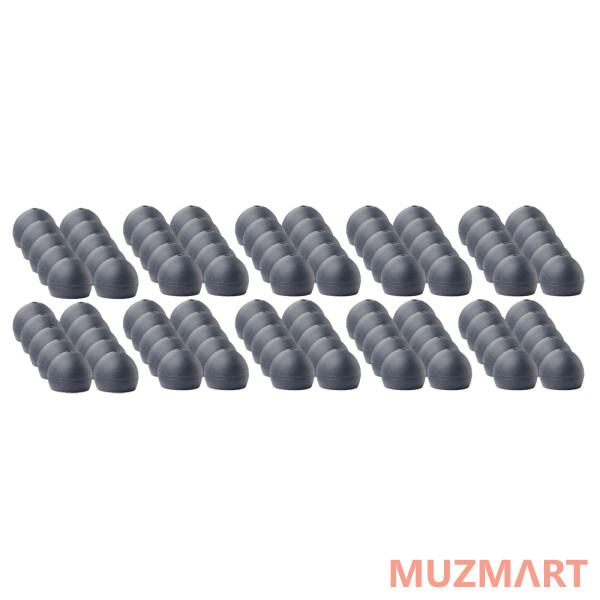 Shure EABKF1-100L сменные вставки для наушников для внутриканальных наушников Shure, размер L, 50 пар