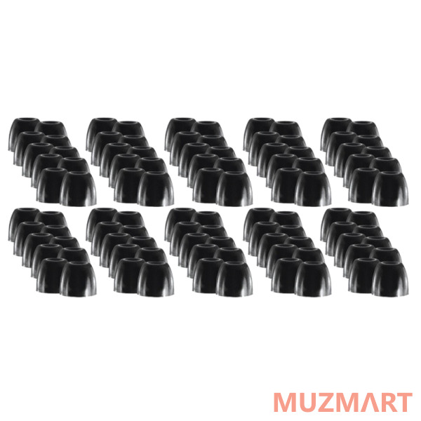 Shure EABKF1-100M сменные вставки для наушников для внутриканальных наушников Shure, размер M, 50 пар