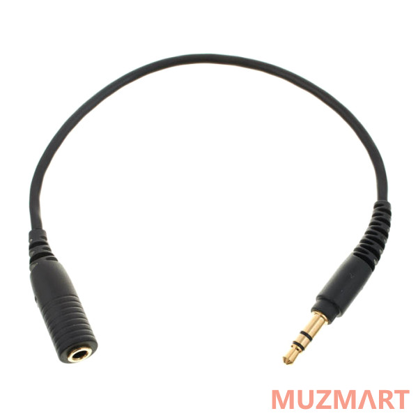 Shure EAC9BK Кабель для наушников удлинитель на 23 см.