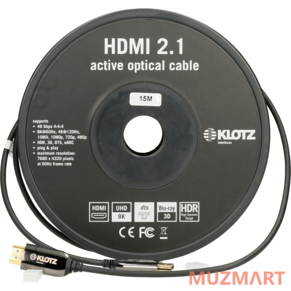 Klotz FOAUH030 Кабель HDMI оптический, 30 м