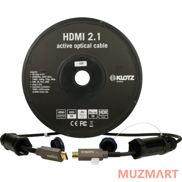 Klotz FOAUHR020 Кабель HDMI оптический, 20 м, армированный