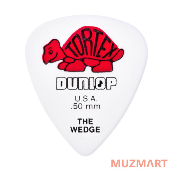 Dunlop 424R.50 Tortex Wedge Медиаторы 72шт, толщина 0.50мм