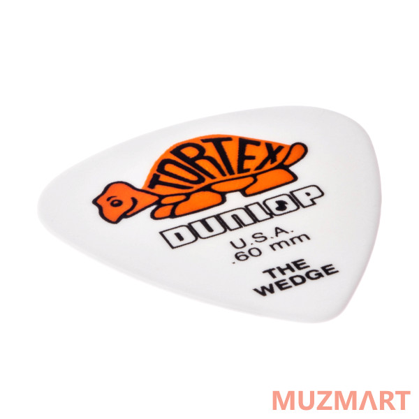 Dunlop 424R.60 Tortex Wedge Медиаторы 72шт, толщина 0.60мм