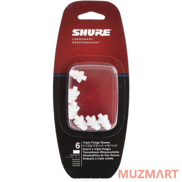 Shure EATFL1-6 Резиновые втулки для наушников трёхфланцевые
