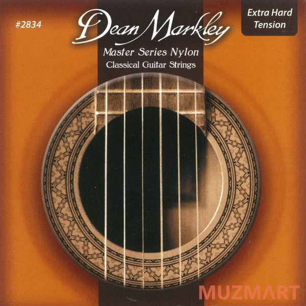 Dean Markley DM2834 Master Комплект струн для классической гитары, очень сильное натяжение, посеребренные