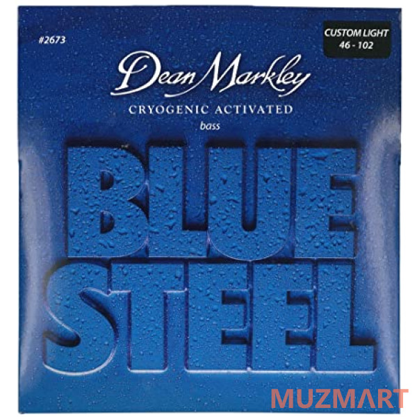 Dean Markley DM2673 Blue Steel Комплект струн для бас-гитары, сталь, 46-102