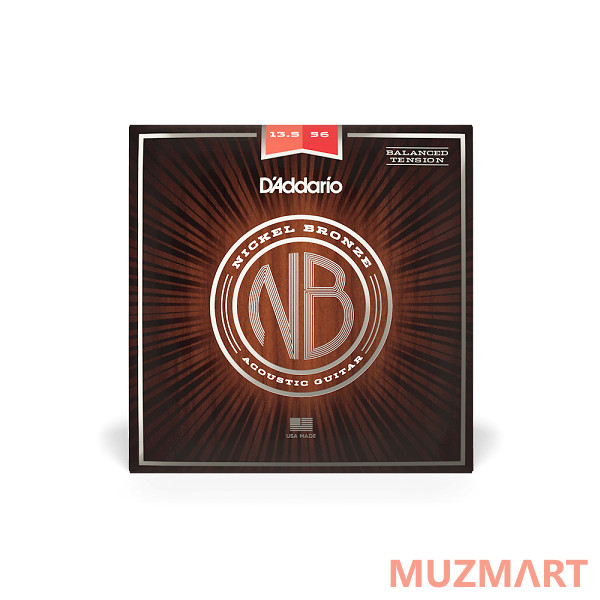 D'Addario NB13556BT Комплект струн для акустической гитары