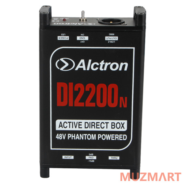 Alctron DI2200N D.I. Box Преобразователь акустического сигнала, активный