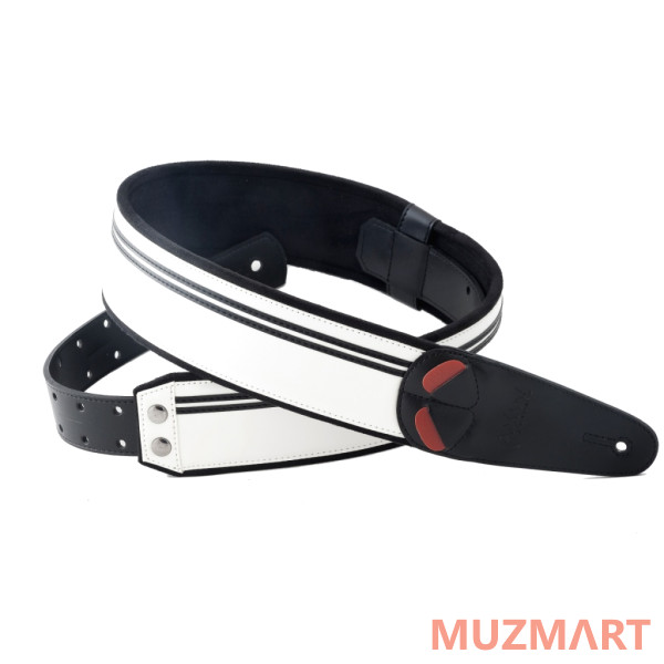 RightOn Straps 8401070110767 Mojo Race B&W Ремень для гитары