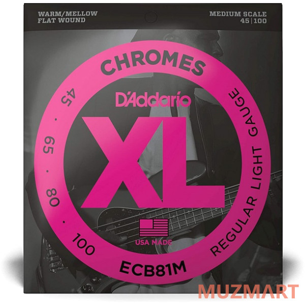 D'Addario ECB81M Струны для бас-гитары