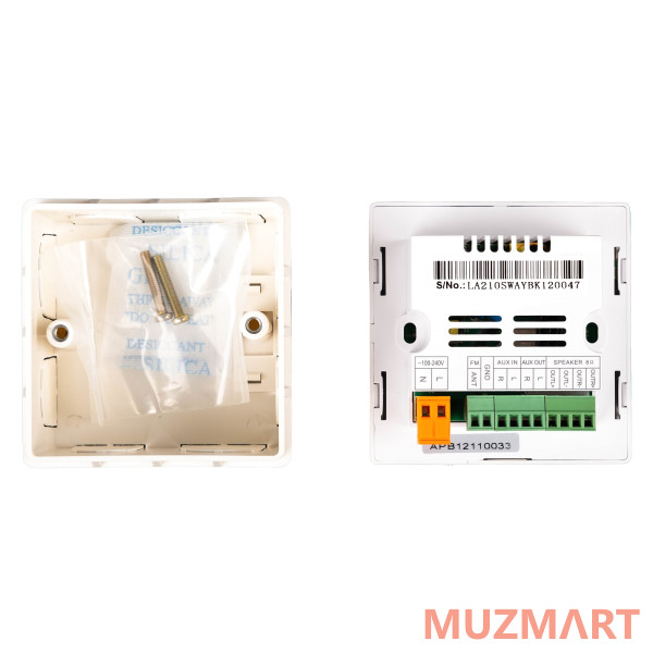 LAudio LAMX210SBK Комплект из 2 потолочных громкоговорителей и настенного усилителя