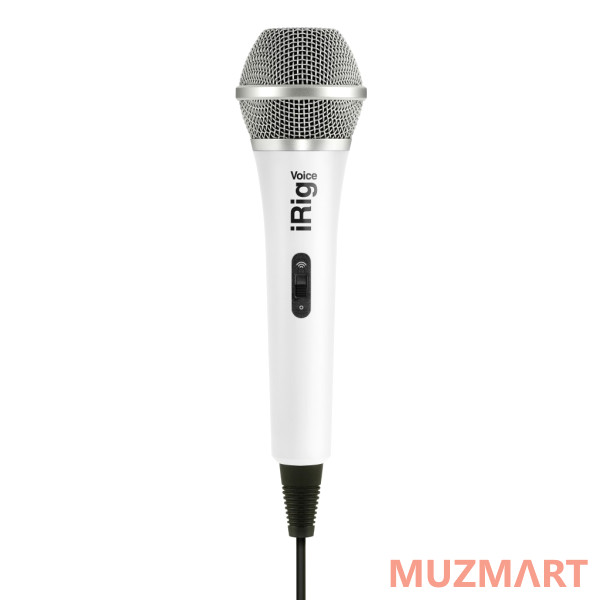 IK Multimedia iRig-Voice-White Микрофон для iOS/Android устройств