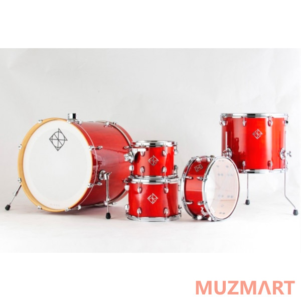 Dixon PODFM422AM Fuse Maple Набор барабанов, янтарный цвет